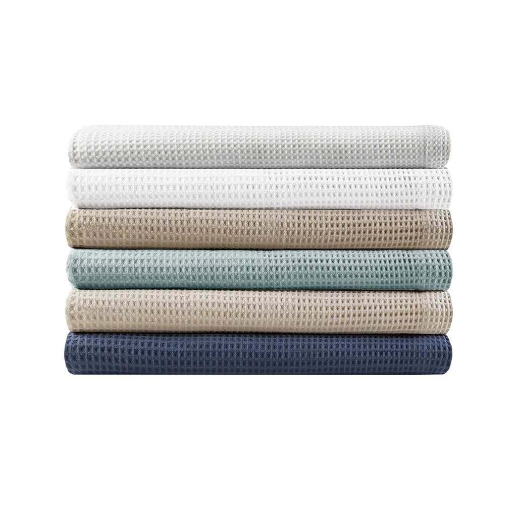 Soft White Cotton Blanket - 90x108 Inches