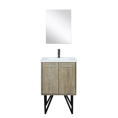 Acacia Wood Bathroom Vanity with Marble Top and Faucet Upgrade