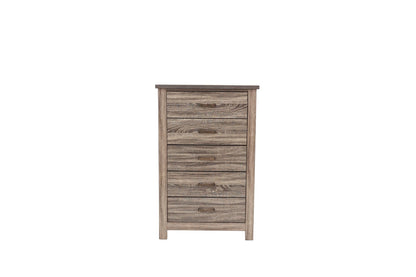 Natural Finish Bedroom Dresser - 34" W x 16" D x 49" H