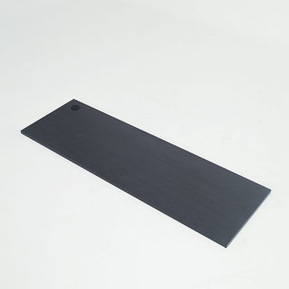 63 Inch Metallic Grey Wood Desk - Modern Workspace