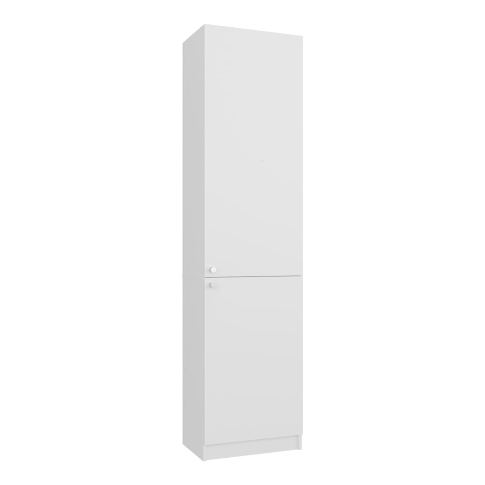 Sunflower Bookcase - Tall White Storage Cabinet