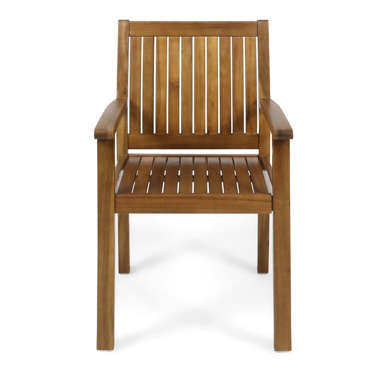 Teak Acacia Outdoor Dining Set for Poolside Garden Patio