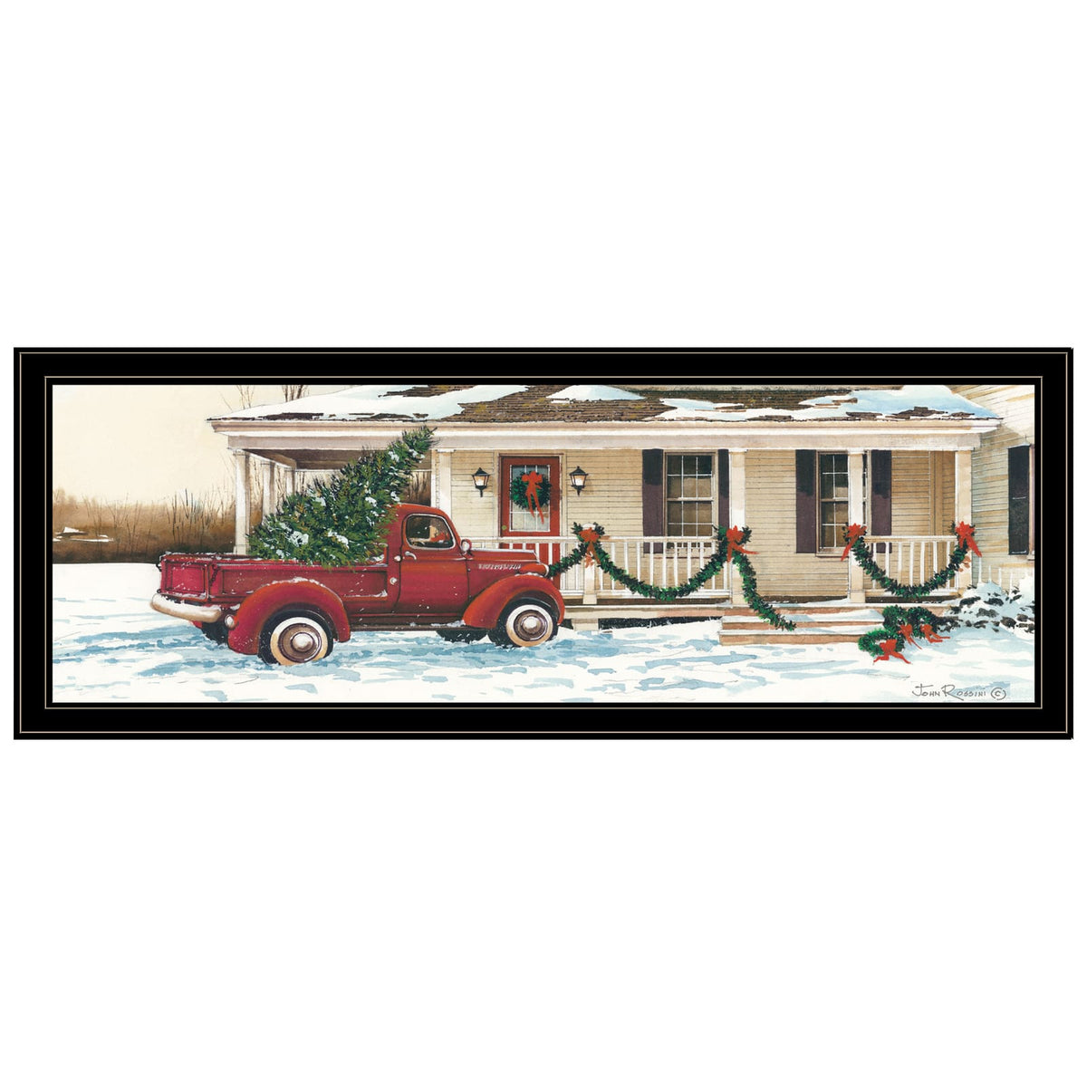 Wood & Paper Framed Wall Art - Multicolor Decor