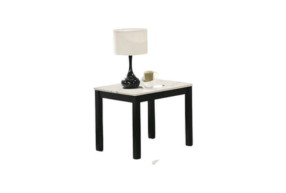 Contemporary White Table Set - Coffee & End Tables