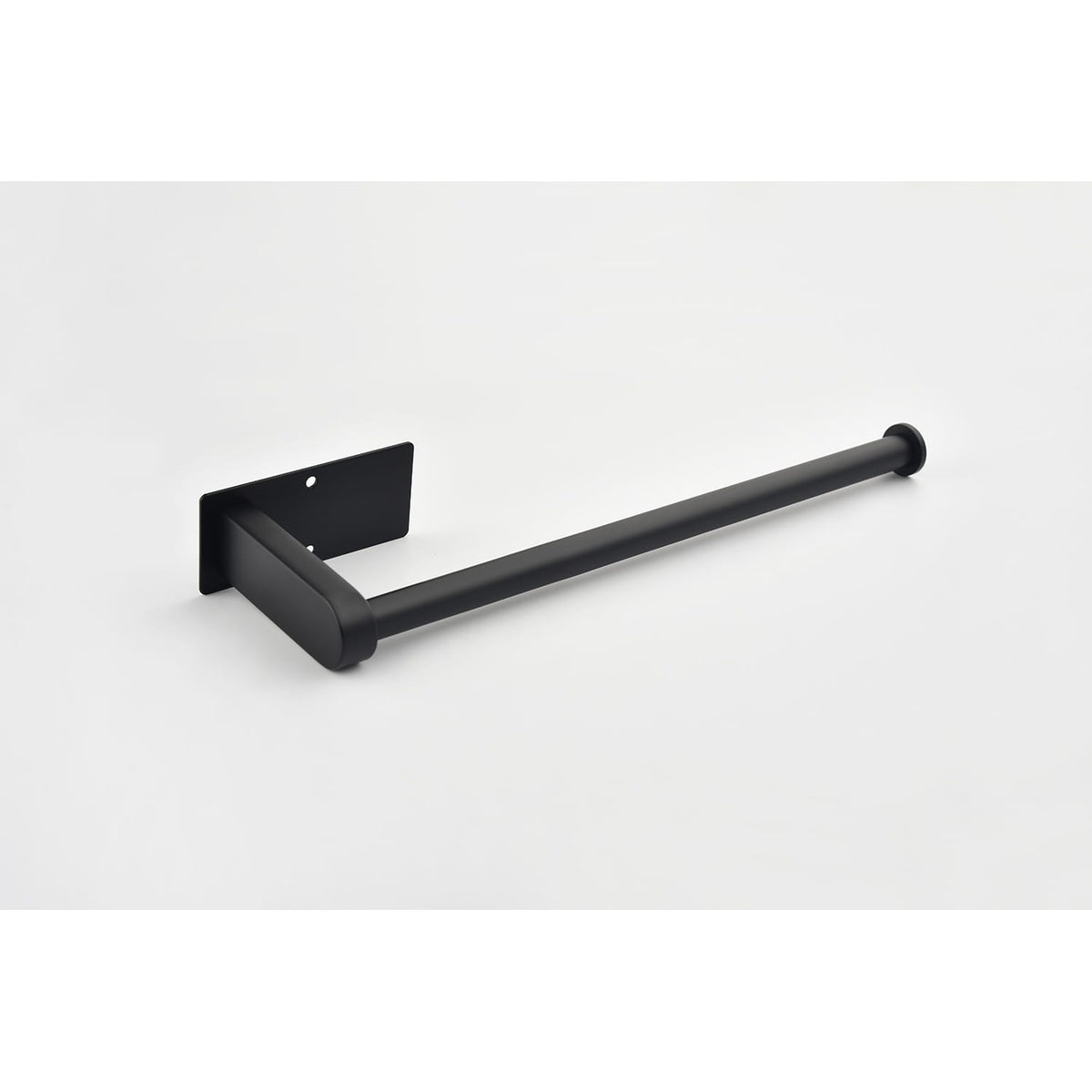 Stainless Steel Paper Towel Holder - Matte Black Wall Mount