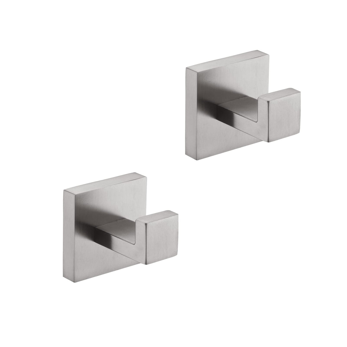 Stainless Steel Bathroom Towel Hooks - 2 Pack