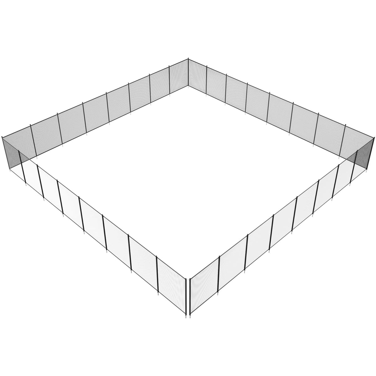 Black Aluminum Pool Fence for Inground Pools | Easy DIY Safety Barrier