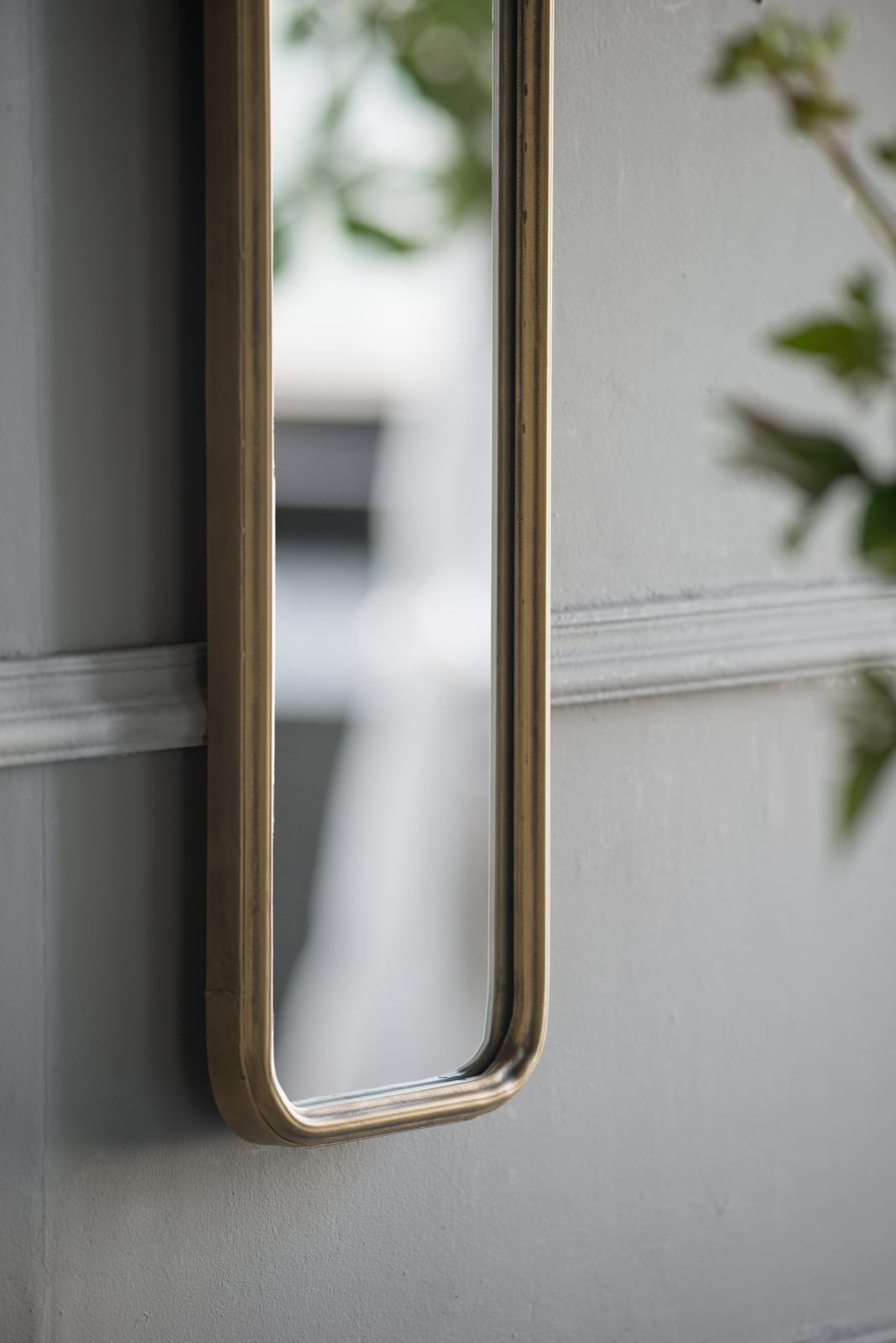 47 Inch Gold Metal Full Length Mirror