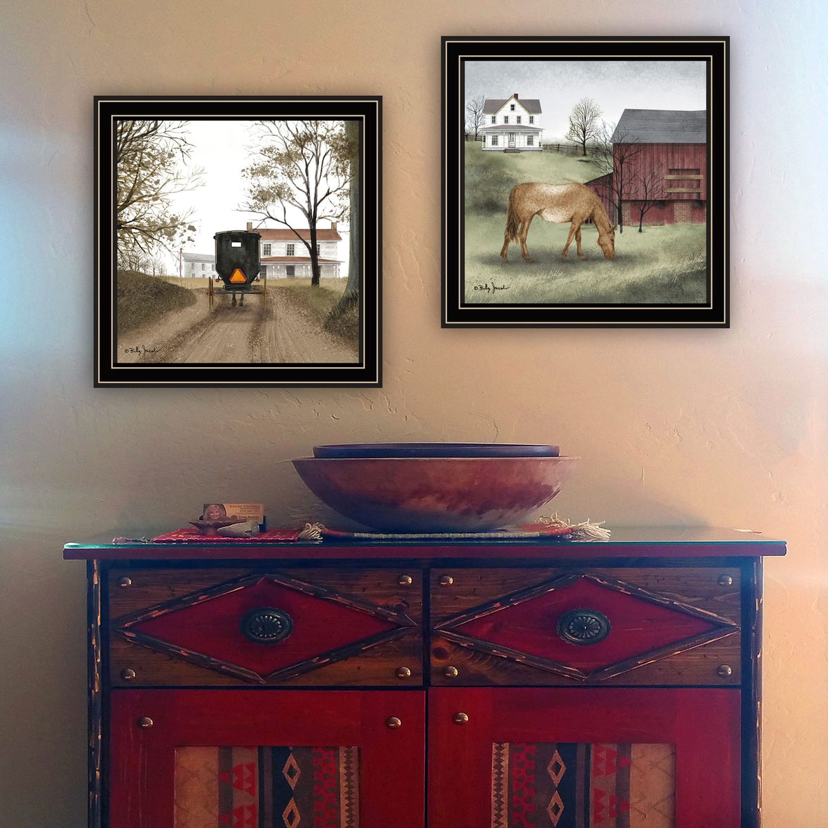Trendy Wall Art Prints - Multicolor Wood Decor