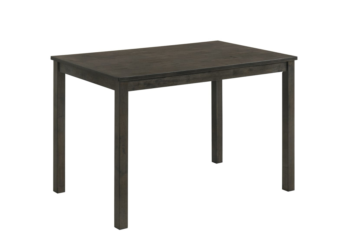 Dark Brown Rectangular Dining Table - Seats 4