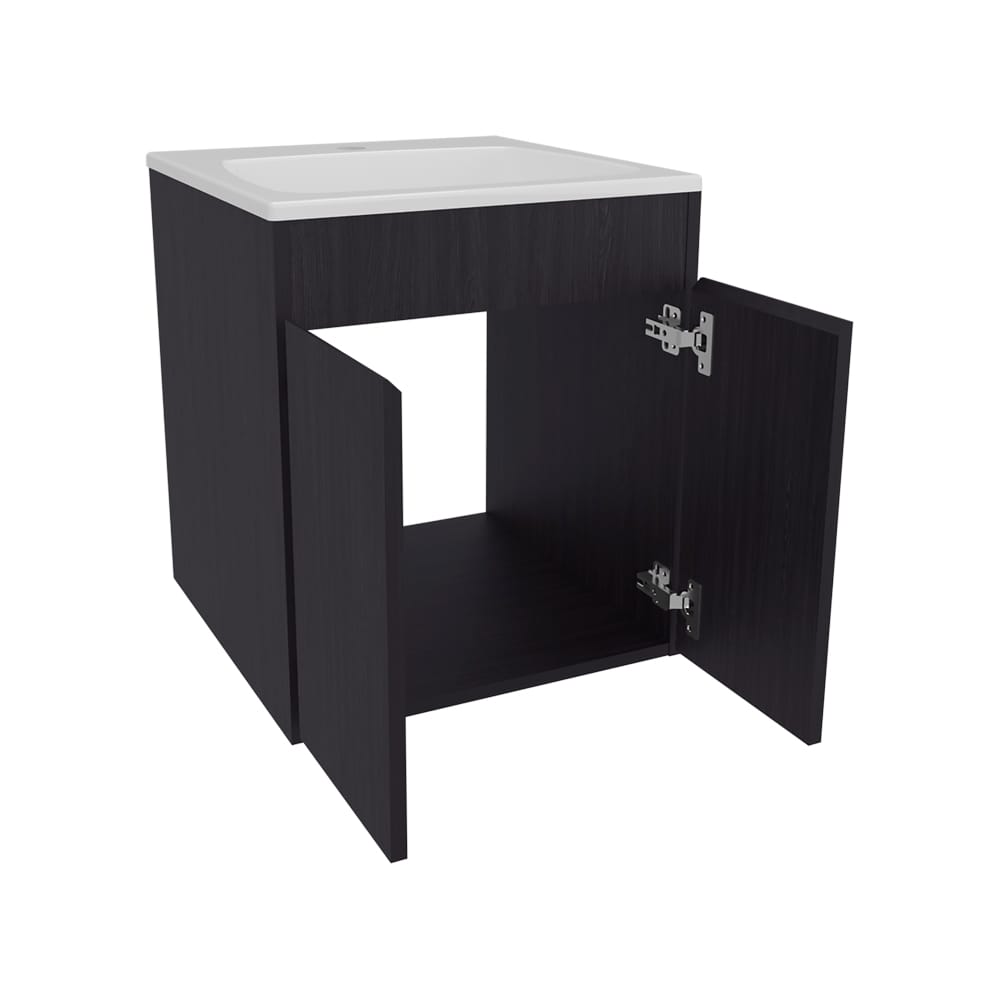 Dublin Vanity Kronos, Black - Bathroom Vanities
