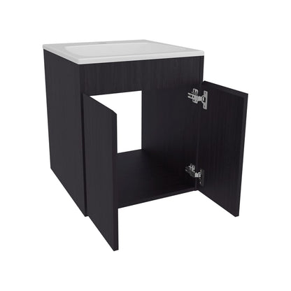 Dublin Vanity Kronos, Black - Bathroom Vanities
