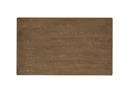 Damica Walnut Dining Table - 35" x 59" for Dining Room