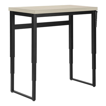 Adjustable Computer Desk - 48" L Taupe Particle Board