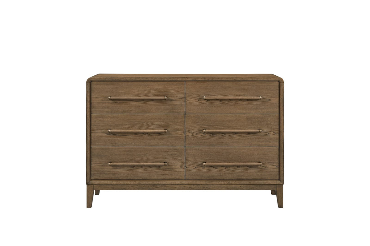 Small Dresser - Latte: Solid Wood & MDF Storage for Bedroom