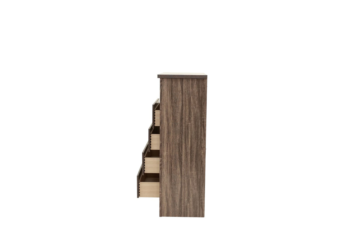 Natural Finish Bedroom Dresser - 34" W x 16" D x 49" H