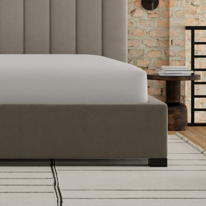 Twin XL Cotton Mattress Protector with HeiQ Cooling Technology