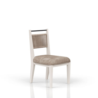 Rope Back Dining Chair - Beige & Vanilla Set of 2