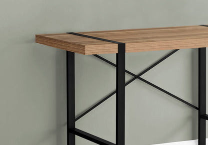 Industrial Computer Desk - 48" Brown Laminate Workstation