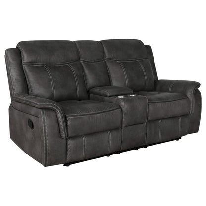 Charcoal 3-Piece Recliner Sofa Set - 84.75"