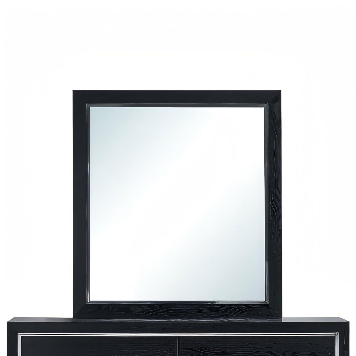 Black Mirror Vanity Mirror - 36" Wide