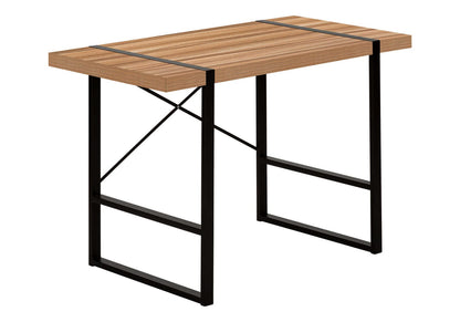 Industrial Computer Desk - 48" Brown Laminate Workstation