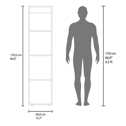 67" Natural Engineered Wood Bedroom Dresser