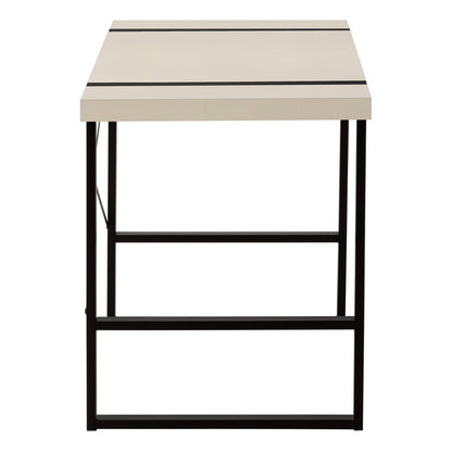 Beige Computer Desk - Home Office Laptop Workstation