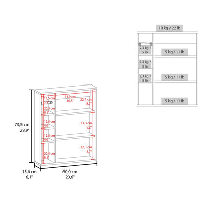White Particle Board Bathroom Storage Cabinet with Melamine Finish