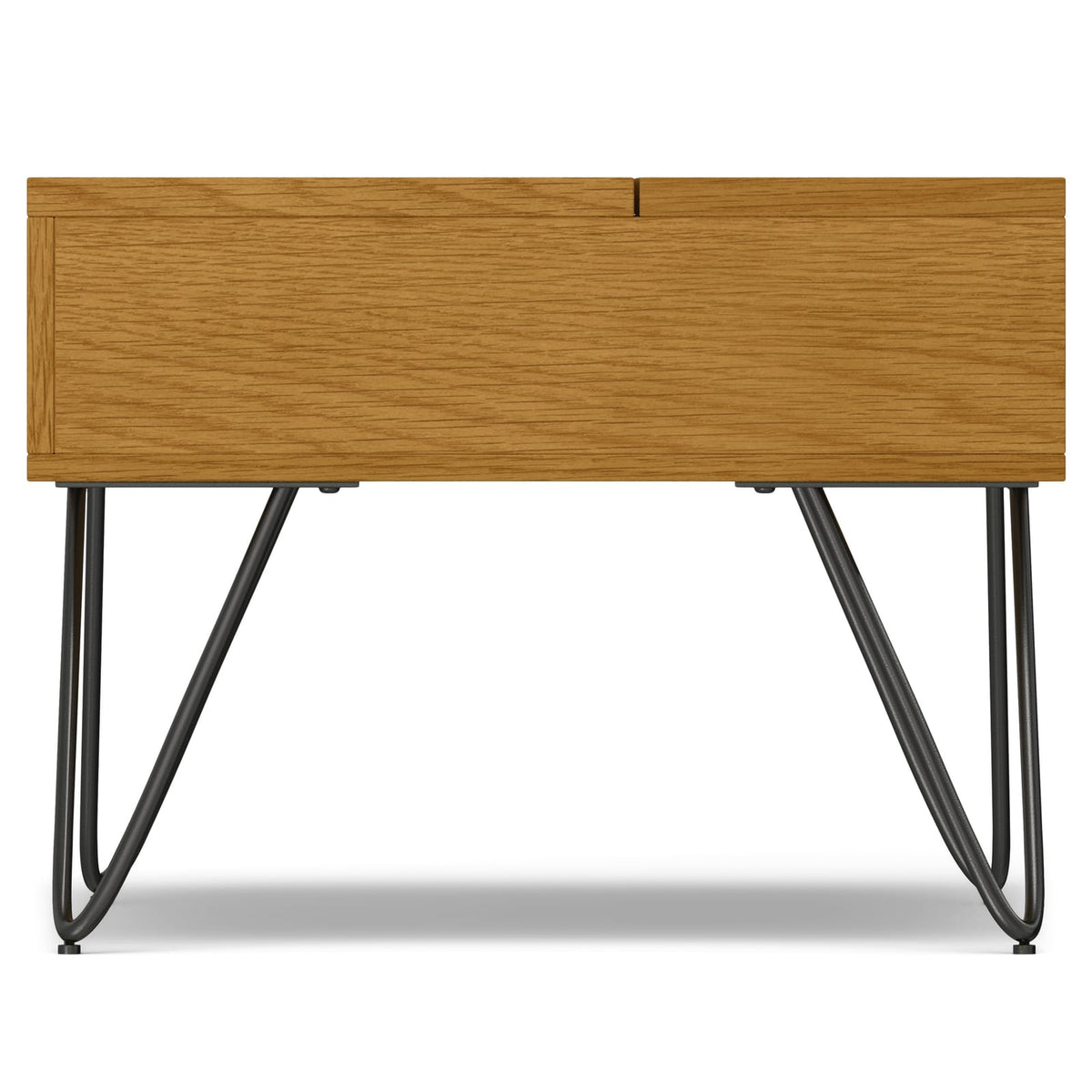 36 Inch Wide Lift Top Coffee Table - Oak Storage for Living Room