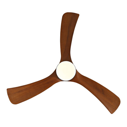 42 Inch Solid Wood Ceiling Fan with Lights Remote Control