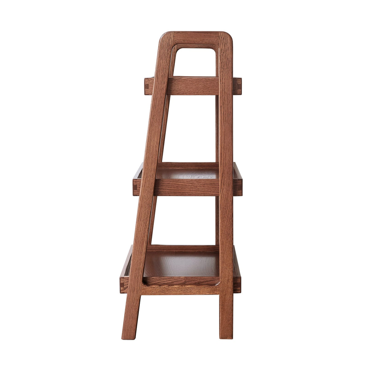 Walnut Oak Etagere - 3 Tier Shelf Unit