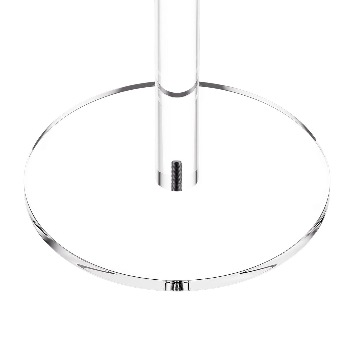 Clear Acrylic Drink Table - 10" Round Top