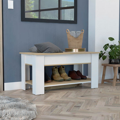 Multicolor Storage Bench - 20" x 40" Shoe Storage for Living Room