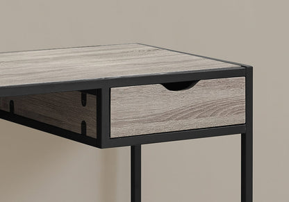 Taupe Computer Desk with Storage Drawer - 42" L for Home Office