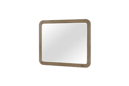 Oak Knotty Wood Mirror - 50" Landscape Mirror