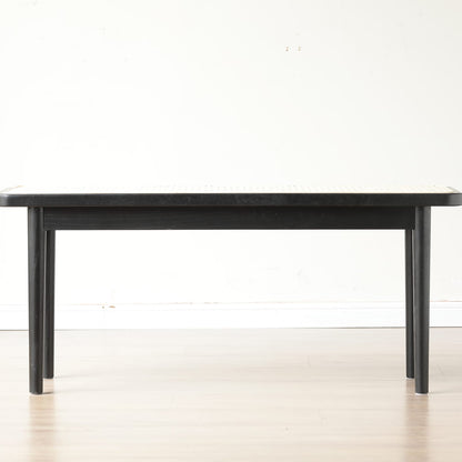 Black Oak End Bed Bench - Rattan Barstool 39.37"W for Bedroom