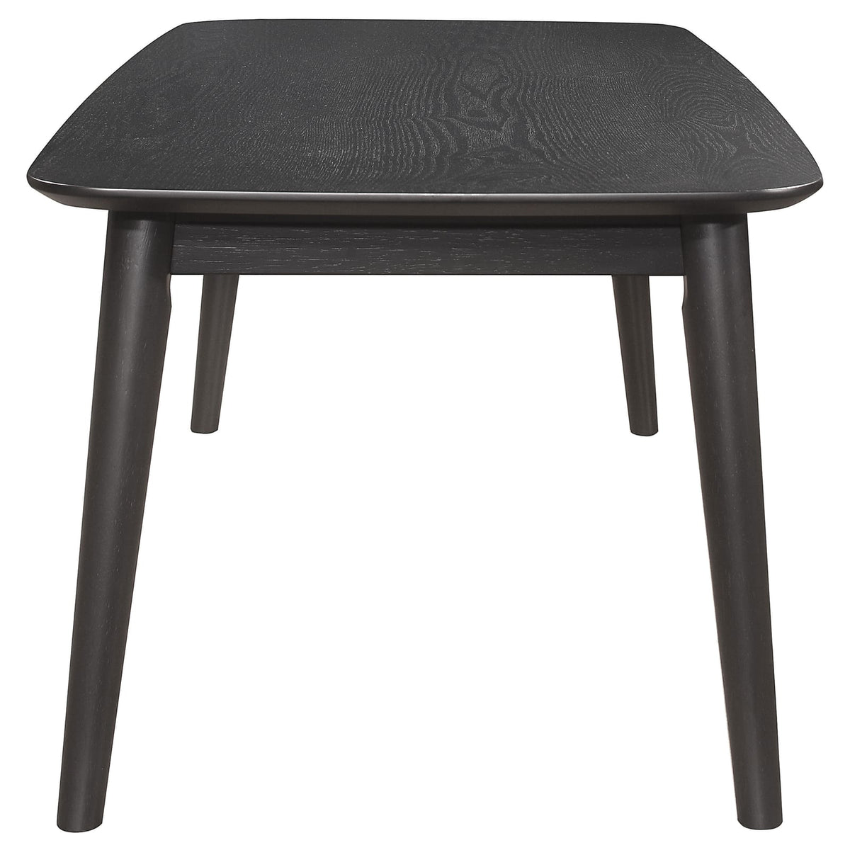 Black Rectangular Coffee Table Set - 3 Piece Dining Table