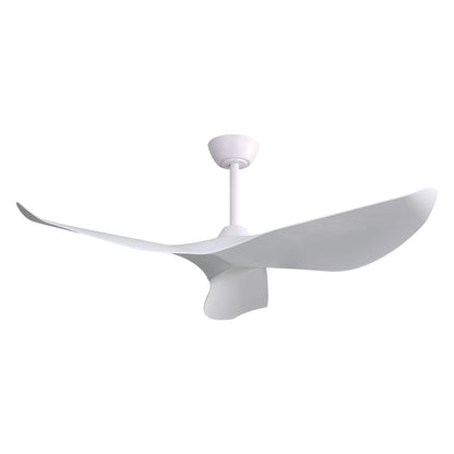 52 Inch White Ceiling Fan with Remote Control