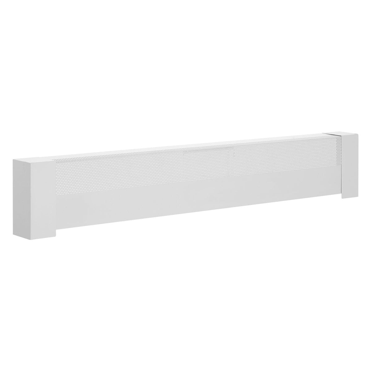 4ft White Baseboard Heater Cover - Steel Protection
