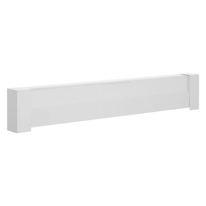 4ft White Baseboard Heater Cover - Steel Protection