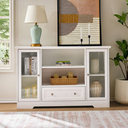 White Oak Storage Sideboard for Kitchen or Dining Room, 51" Wide
