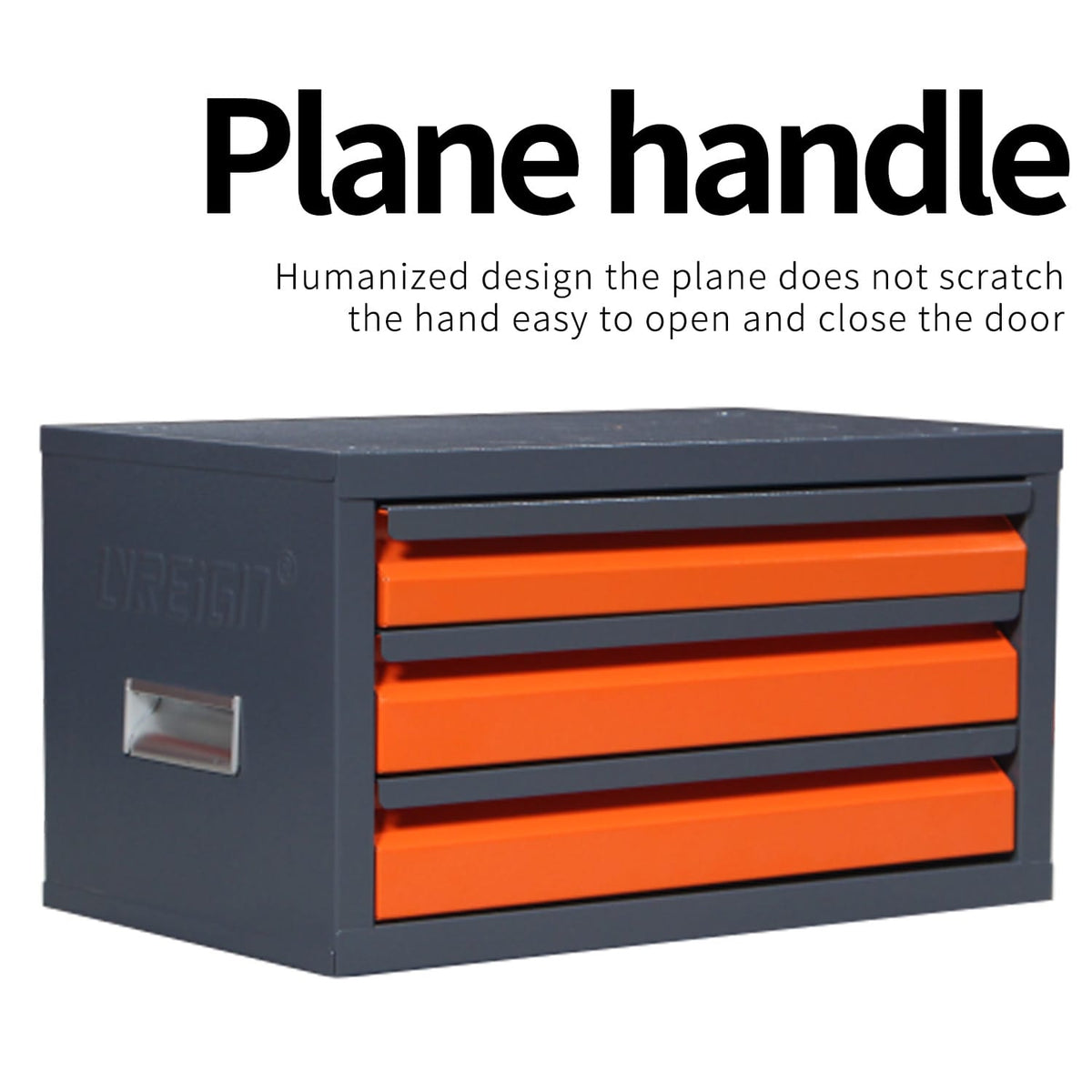 Drill Storage Case - Cement Grey ABS+Steel Tool Cabinet