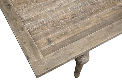 Taupe Rectangular Dining Table with Leaf - 80" x 42"