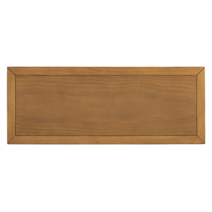 TREXM Daisy Series Console Table - Natural Solid Wood
