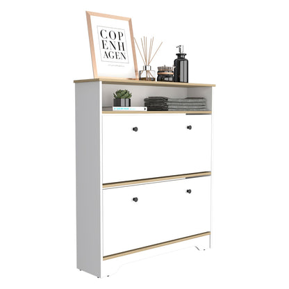 Multicolor Shoe Storage Cabinet - 46" Tall