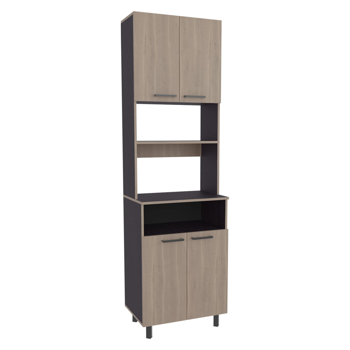 Otomo Pantry Cabinet - 5 Shelves, Multicolor MDF Storage
