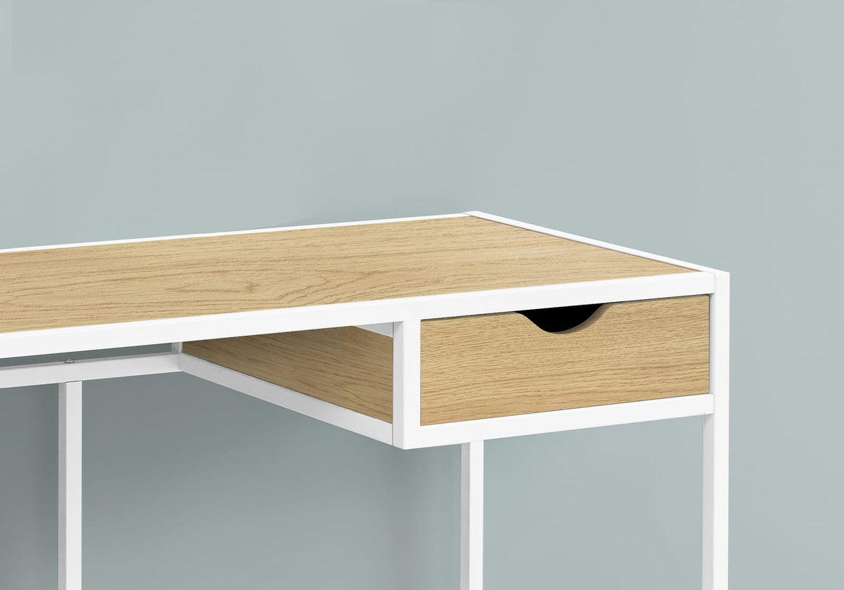 Natural Laminate Computer Desk - Home Office Storage