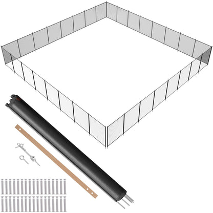 Black Aluminum Pool Fence for Inground Pools | Easy DIY Safety Barrier