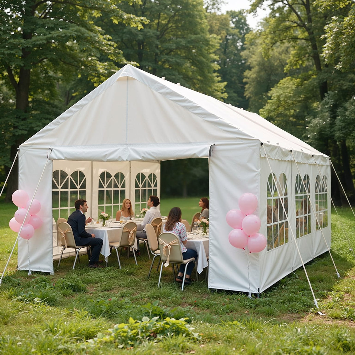10'x20' Carport Car Canopy - Weather-Ready Outdoor Gazebo